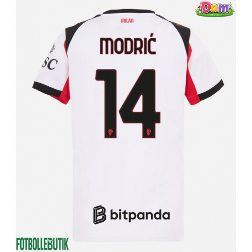 AC Milan Luka Modric #14 Bortatröja Kvinnor 2025-26 Kortärmad